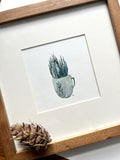 Herbal Trees - Original Framed Watercolor