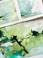 Moss and Shoreline - Large Original Painting
