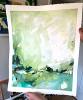 Moss and Shoreline - Large Original Painting