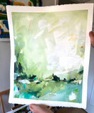 Moss and Shoreline - Large Original Painting