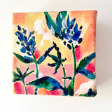 Peach and Purple - Original Painting