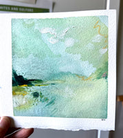 Shorelines and Moss - n. 1 - Original Painting