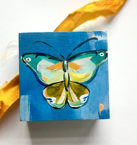 Smile Butterfly - Mini Acrylic Panel - no.1