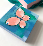 Smile Butterfly - Mini Acrylic Panel - no.4