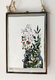 Little Berry Bouquet - Framed Watercolor