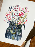 Feel Good Bouquet - Watercolor Art Print