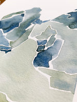 Finding Footholds - Watercolor Art Print