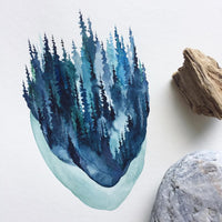 Ice Pines - Greeting Card