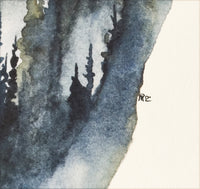 In the Fog - Watercolor Art Print