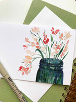 Pink Bouquet - Greeting Card