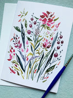 Rose Berry Mix - Greeting Card