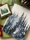 Holiday Card - Snowy Pines