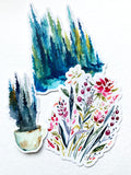 Rose Garden Sticker